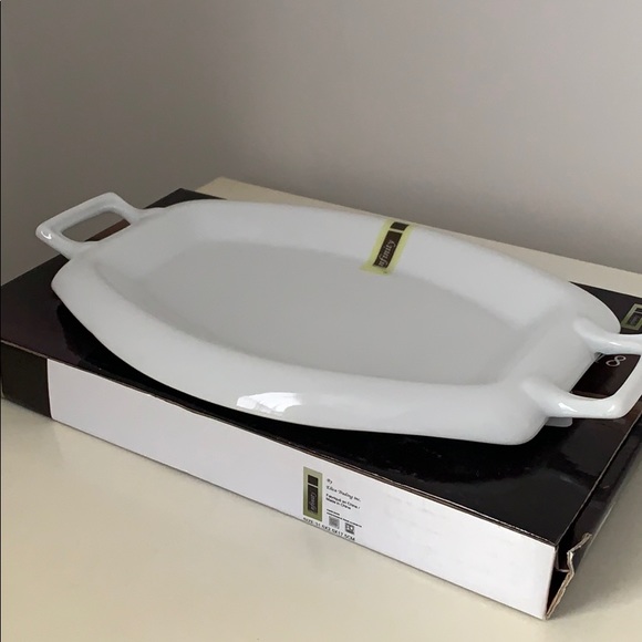 Small Ceramic Tray with Handles - Picture 1 of 6